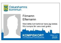 Utseende på kompiskortet