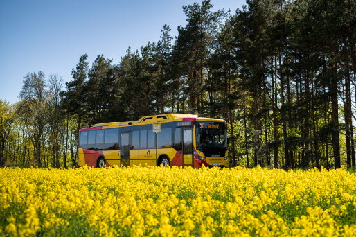 Buss från Kalmar länstrafik.