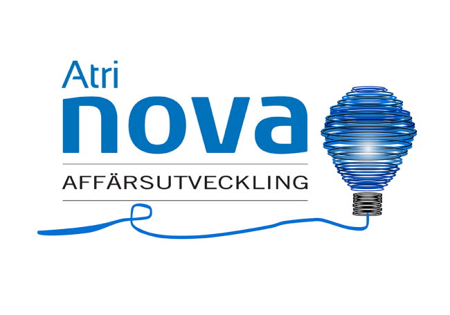 Logotyp Atrinova affärsutveckling.