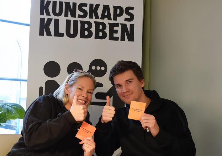 Ungdomscoacherna Martin och Linda.