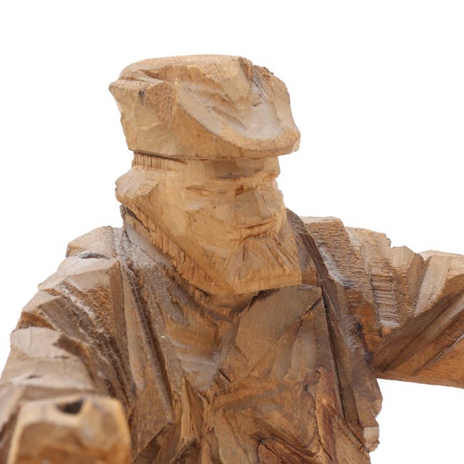 Ropar-Olle närbild Döderhultare